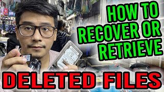 Easy and Fast way to Retrieve or Recover Deleted Files by WHATSUPBOB!!