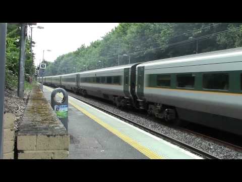 Harmonstown HD-Irish Rail NIR 201 no.233+De Dietrich stock pass on service to Belfast Central