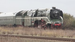 preview picture of video '18 201 und 118 770 in Wegeleben 2014'