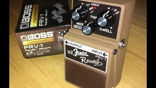 Video thumbnail for Ultimate Spring Reverb Shoot Out - Episode 3: Boss FRV-1 - Stratocaster And Les Paul Demo by Tri Pedal Reviews
