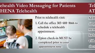 Telehealth Video Messaging for Patients