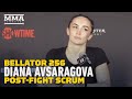 Diana Avsaragova Reacts To Ferocious KO Win at Bellator 256 - MMA Fighting
