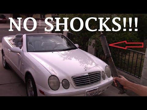 Part of a video titled What can happen if you DRIVE a Car Without SHOCKS??!!! - YouTube