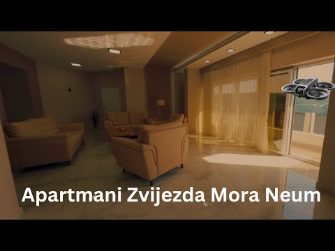 Apartmani ZVIJEZDA MORA Neum virtual tour | Bosnia and Herzegovina aprtments | DJI Avata 2 FPV