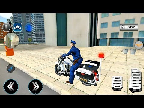 Police Bike Drive: City Gangster Chase #2 - Policeman Simulator - Android Gameplay