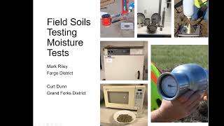 ND TCP Soil Field Testing - Moisture Testing