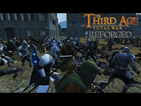 Isengard Tracks The RIng To Osgiliath (4v3) - Third Age Total War Reforged