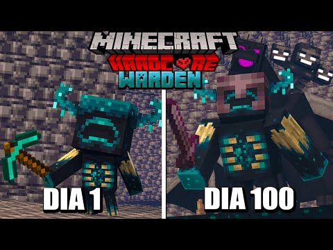 SOBREVIVÍ 100 DÍAS SIENDO UN WARDEN en MINECRAFT HARDCORE