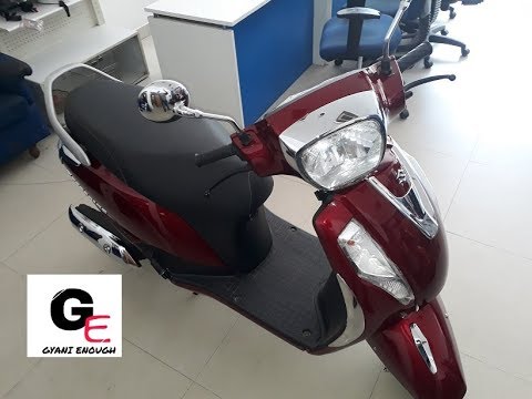 suzuki access BS4 AHO special edition actual showroom look/real life review!!!! Video