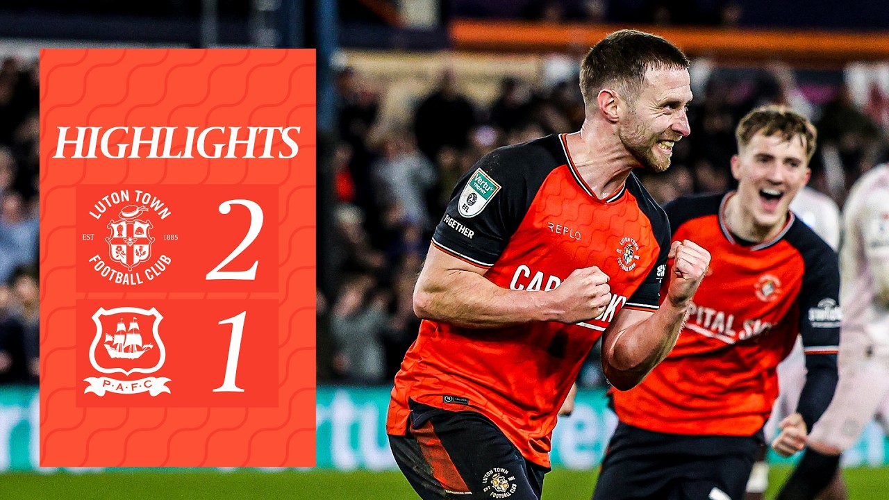 Luton Town vs Plymouth Argyle Highlights