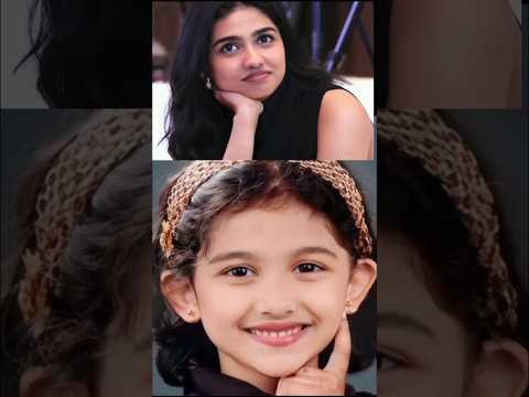 Mamitha Biju as a Child VS Now #shorts #mimithabaiju #dude #pradeepranganathan #dudemovie