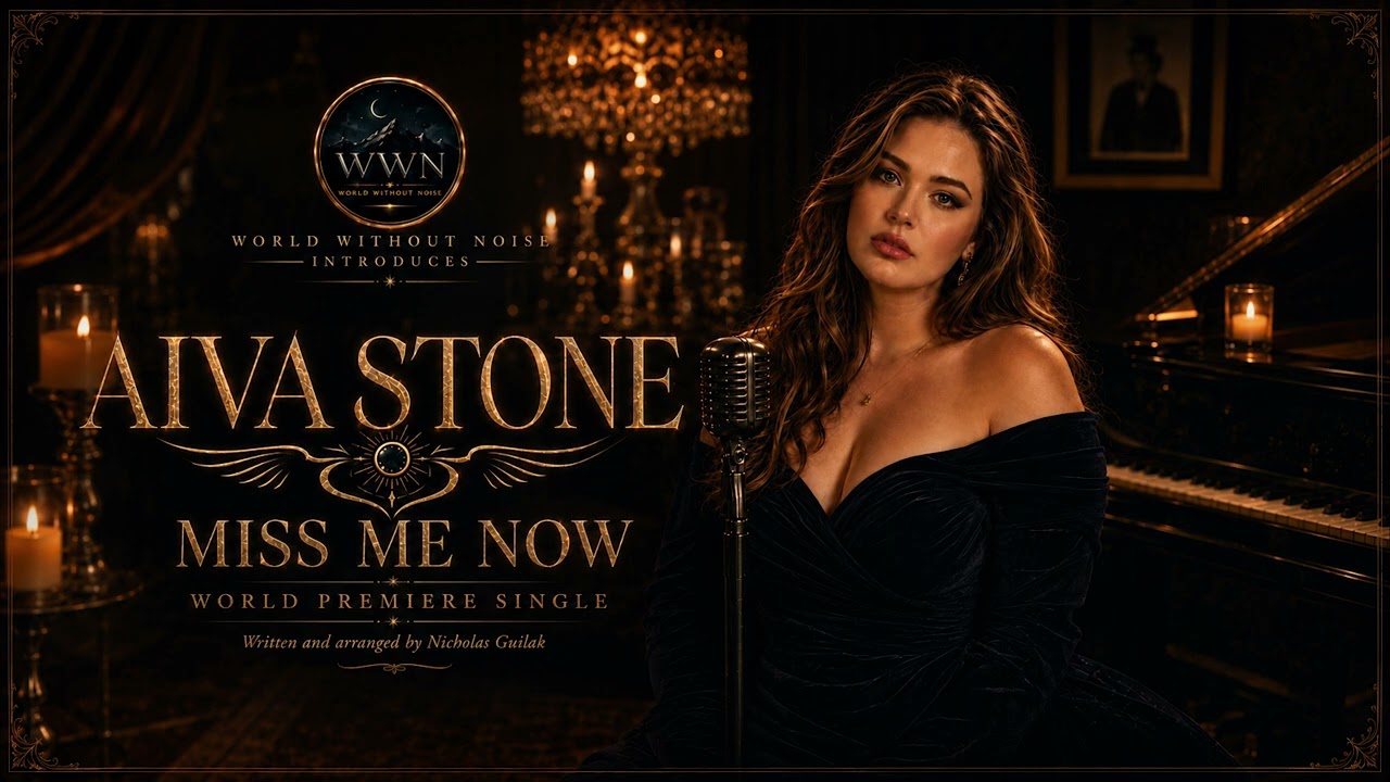 Aiva Stone cinematic recording persona from World Without Noise