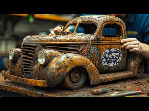 Extreme Rusty Truck Cleaning ASMR  So Satisfying Restoration