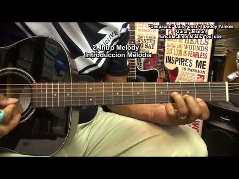 DESPACITO Latin Intro & Chords Lesson On Guitar Luis Fonsi - Daddy Yankee @EricBlackmonGuitar