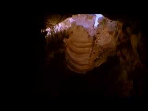 BASE jump into cave in Oman