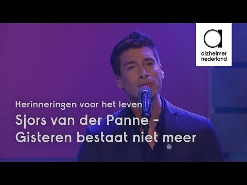 Sjors van der Panne zingt 'Gisteren Bestaat Niet Meer' | Herinneringen voor het leven