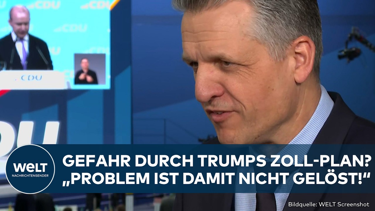 CDU-PARTEITAG: Zoll-Plan von Trump? Deutliche Warnung von Thorsten Frei wegen den USA