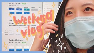 A chill & productive weekend vlog // haircut, design guide, time with my dog🐕