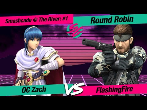 Smashcade @ The River #1: P+ RR OC Zack (Marth) VS FlashingFire (Snake)