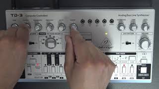 Video thumbnail for Behringer TD3 - Quick Acid Demo (No Talking) by wolfgang S vukan