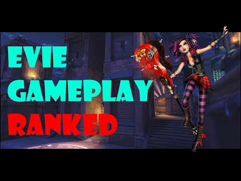 Paladins Evie Ranked Gameplay - Got new evie skin lets go