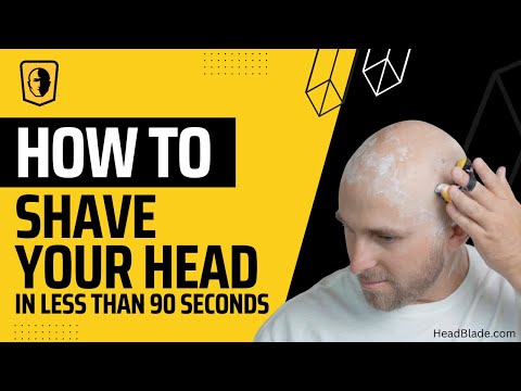 How to Shave Your Head in Less Than 90 Seconds with HeadBlade! 💇‍♂️⏱️ How to Use the MOTO Razor