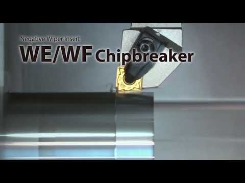 Negative Type Wiper Insert  WE/WF chipbreaker