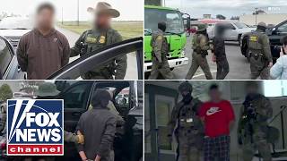 Illegal immigrants arrested during ICE raid in Los Angeles