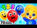 ABC Song Learn Colors Count Numbers Animals For Kids Educational Videos With Lucas Friends