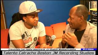 Rastas Descontrol interviewing Efrain Martinez at JM Recording Studios in Boston Massachusetts.