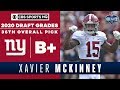 Giants receive a VERSATILE ATHLETE in Xavier McKinney with the 36th overall pick | 2020 NFL Draft