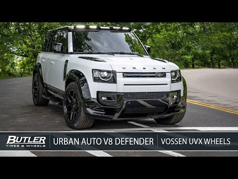 Urban Automotive Widetrack Land Rover Defender  | 22in Vossen UVX Wheels | Butler Tire
