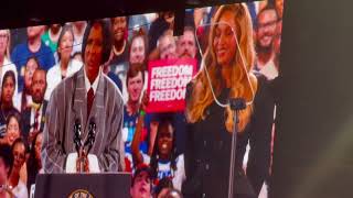 Destiny’s Child Speak at Kamala Harris Rally in Houston