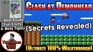 Clash at Demonhead NES Walkthrough | 100% Guide | Video Games 101
