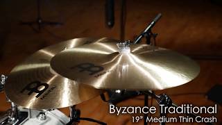 Video thumbnail for Meinl Cymbals B19MTC Byzance 19" Traditional Medium Thin Crash Cymbal by MEINL Cymbals - Official Product Videos