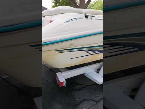 Testing out the Star Brite Instand Hull Cleaner from Amazon