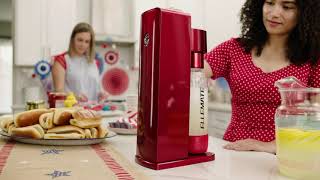 Ellemate Carbonated Drink Maker Starter Kit (Iconic/Red)