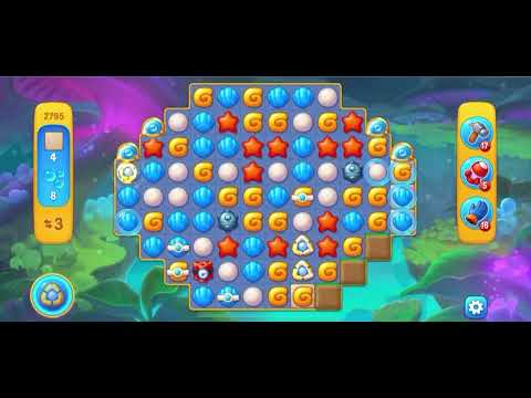 Fishdom 2795 - Hard Level (15 Moves)