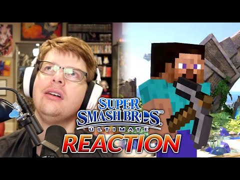 OMG! Minecraft Steve Joins Smash?!? Nico's Reaction!