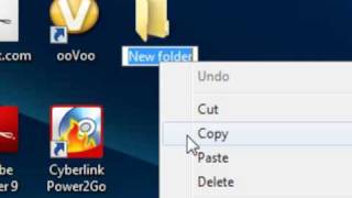 How to make an invisible folder on windows 7
