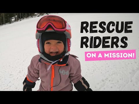 Backpack Recovery Mission | Cute Toddler Skiing | Fernie BC