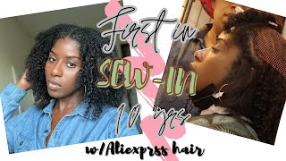 Affordable Curly Hair Review: My First Sew-in in a Decade, lets try this out | RUTH NANDA