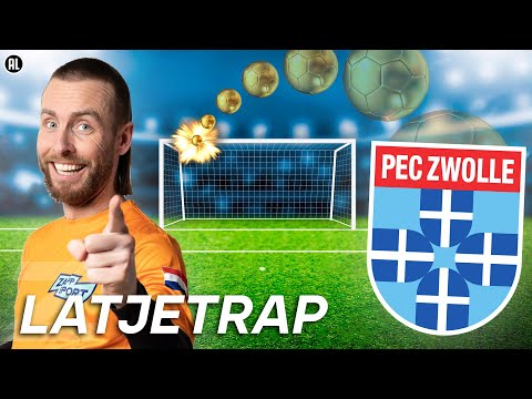 Kan PEC Zwolle de lat raken?⚽️ | Zappsport Latjetrap #6