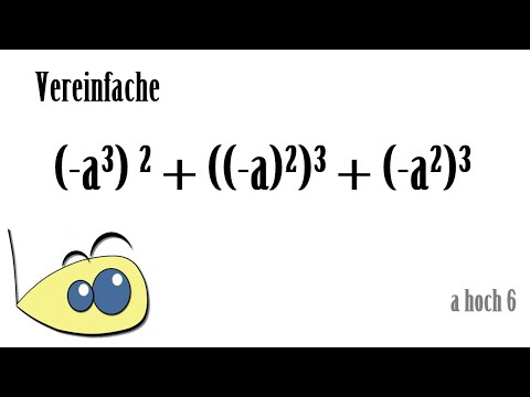 Potenzen vereinfachen - Aufgabe vorgerechnet