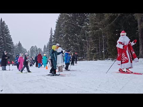 Догнать Деда Мороза. В Ревде прошла новогодняя лыжная прогулка