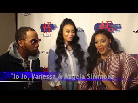 Rev Run's Kids Are Growing Up Hip Hop! Angela, Vanessa & JoJo Simmons – host Art for Life Philly