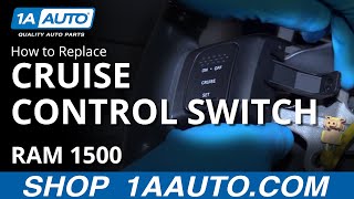 How to Replace Cruise Control Switches 02-08 Dodge Ram 1500