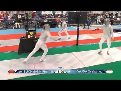 European Championships 2023 CMS - L16 - Finn Buchmann GER v Oszkar Vajda HUN