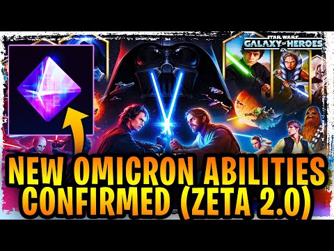NEW OMICRON ABILITIES CONFIRMED FOR SWGOH (ZETA 2.0) - Easy Mode Conquest + Battle Pass Confirmed