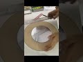 A 12 inch diameter Round MDF Wall Art Mirror Base for Simple Dot Mandala for Beginners DIY